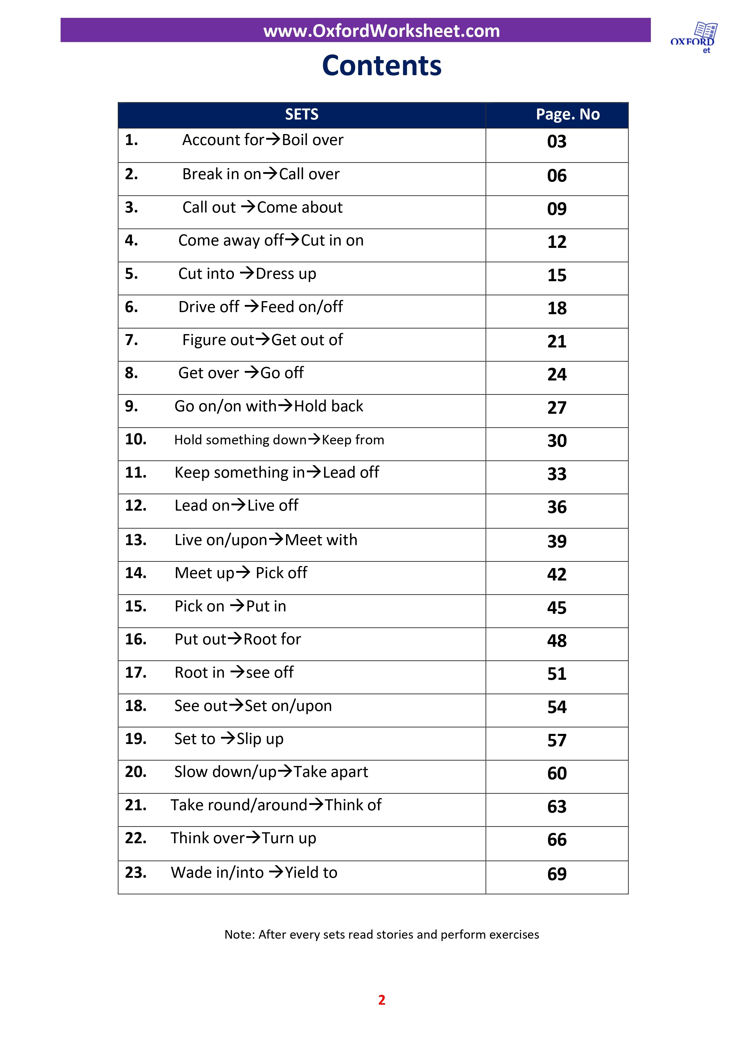 phrasal verbs