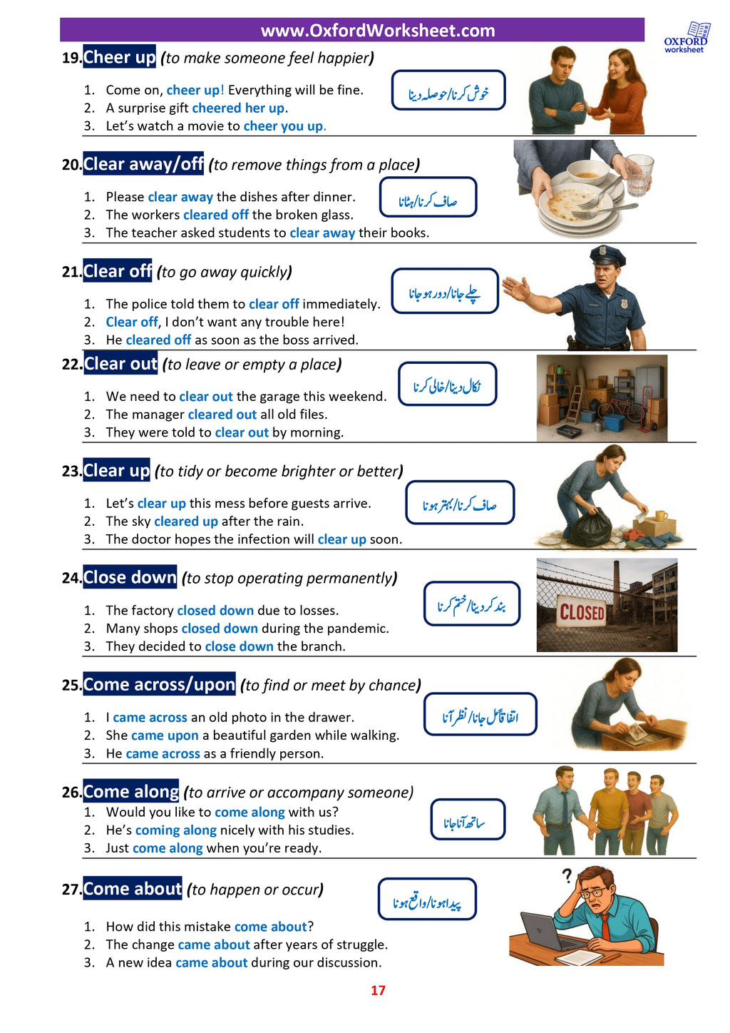 phrasal verbs