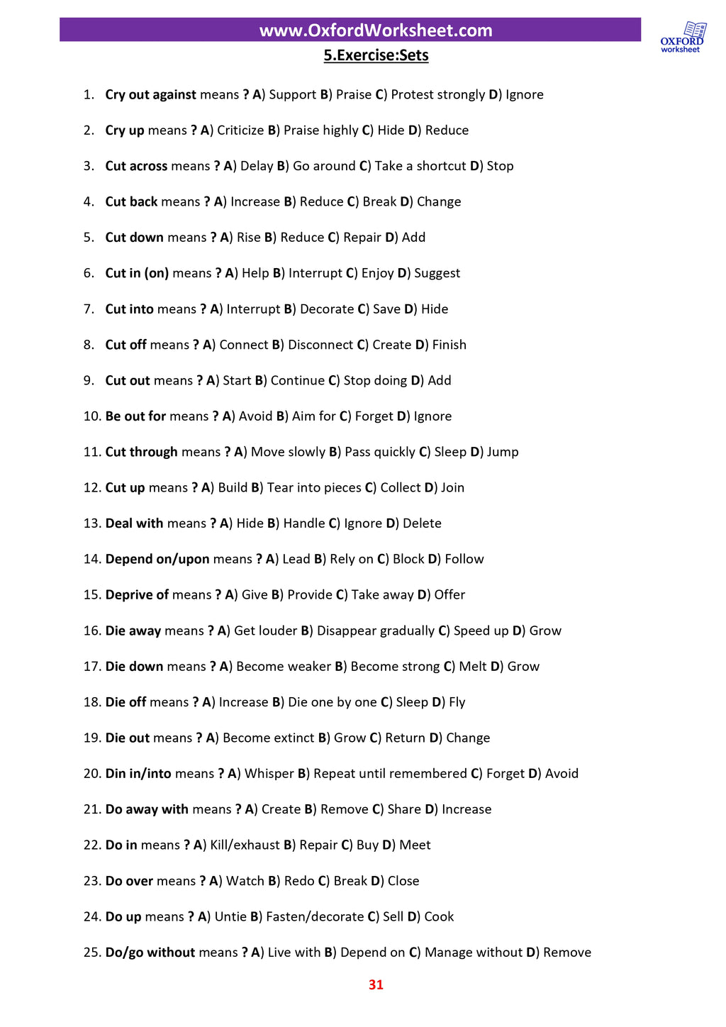 phrasal verbs